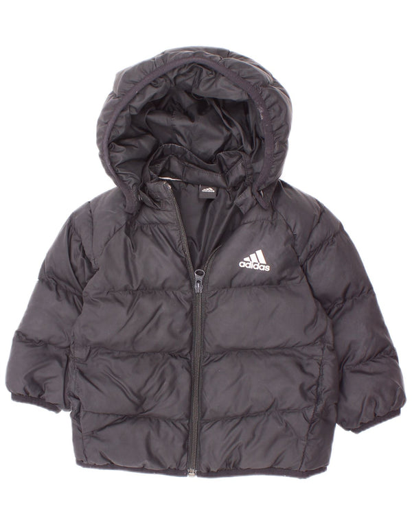 Adidas Veste matelassée à capuche pour garçon 3-4 ans Noir