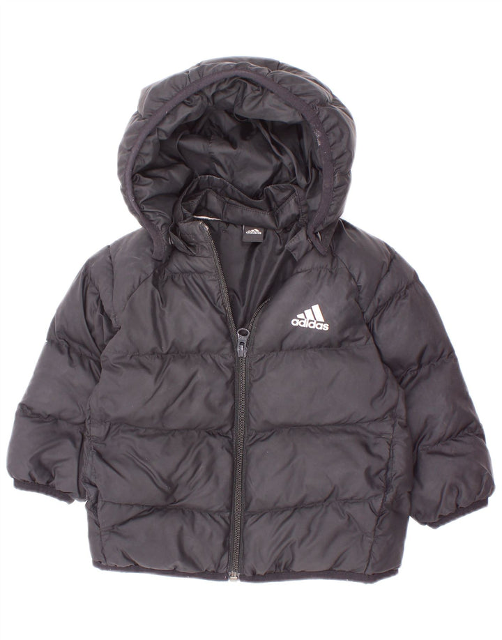 Adidas Veste matelassée à capuche pour garçon 3-4 ans Noir