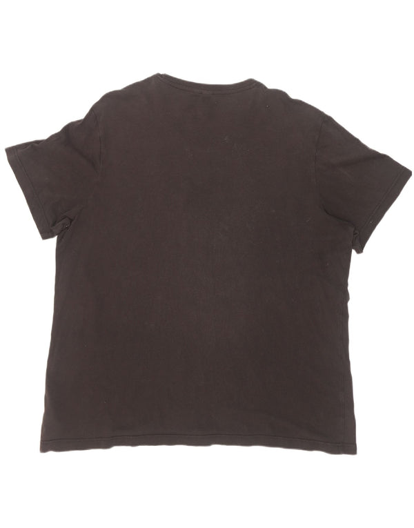 Adidas Mens Graphic T-Shirt Top XL Noir Coton