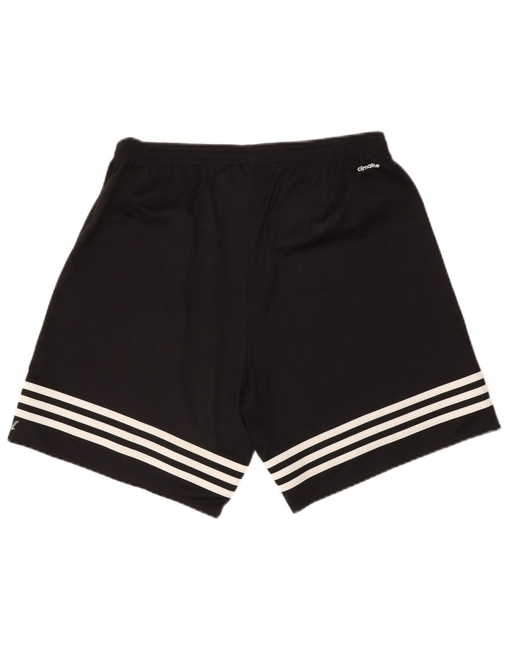 Adidas Short de sport Climalite pour homme, grand, noir, polyester