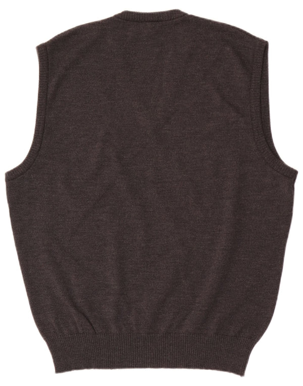 Marz Débardeur Homme Gilet EU 54 Large Gris Laine