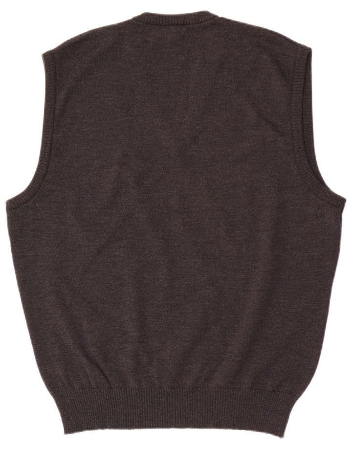 Marz Débardeur Homme Gilet EU 54 Large Gris Laine
