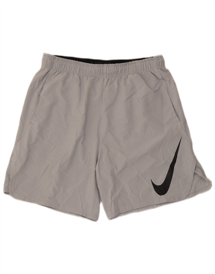 NIKE Short de sport Dri Fit Graphic pour homme XL Gris Polyester