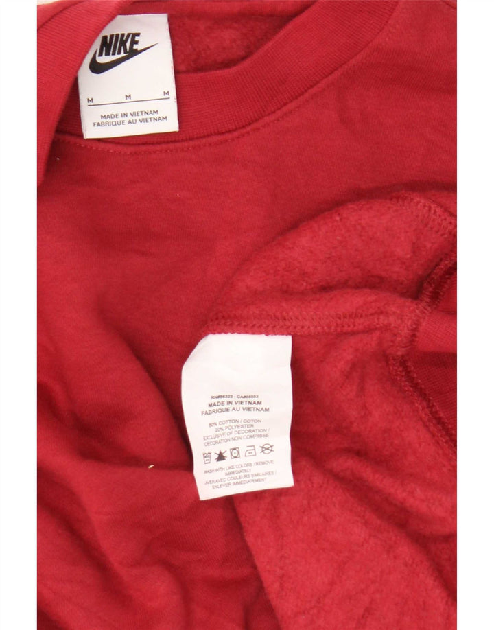 Nike Sweat-shirt en coton rouge moyen pour homme