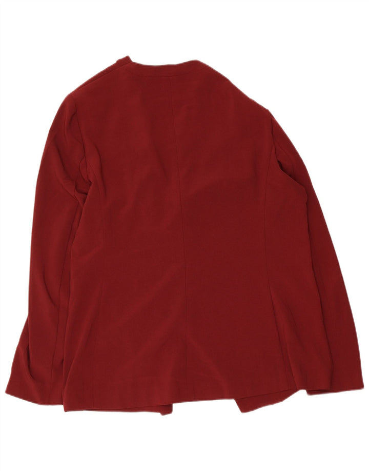 Marks & Spencer Cardigan pour femme Top UK 16 Large Bordeaux Polyester