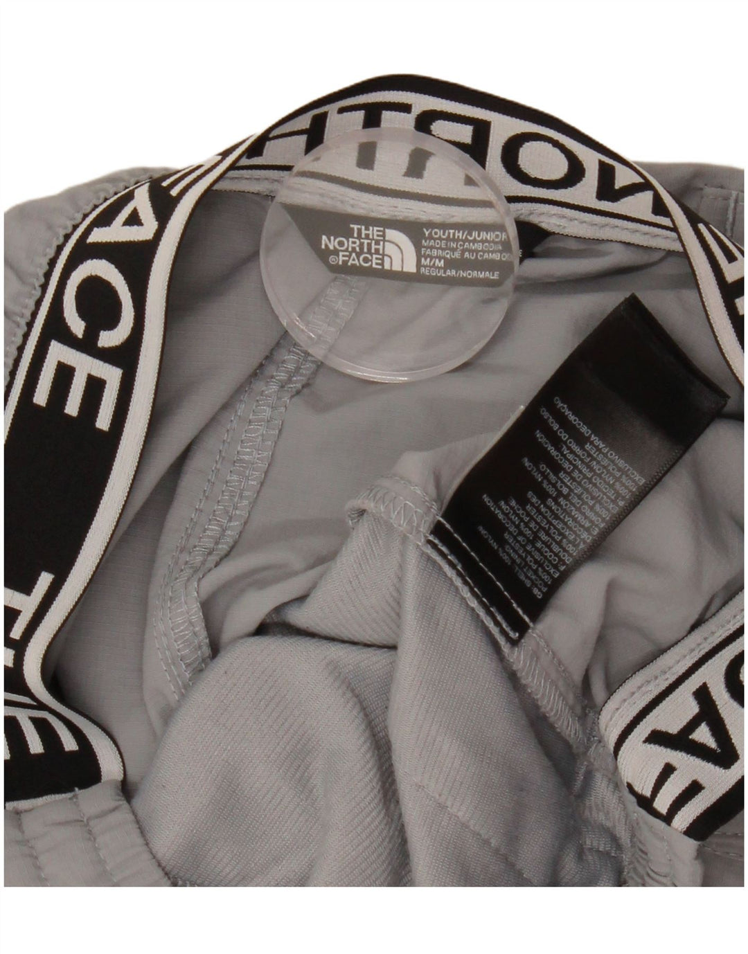 THE NORTH FACE Pantalon cargo graphique pour garçon 9-10 ans Medium W24 L24 Gris