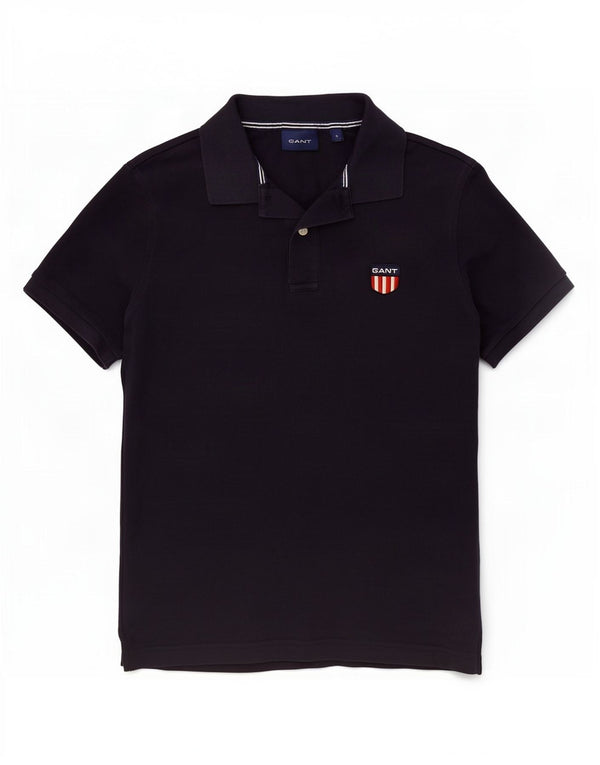 Gant Polo Homme Petit Bleu Marine Coton