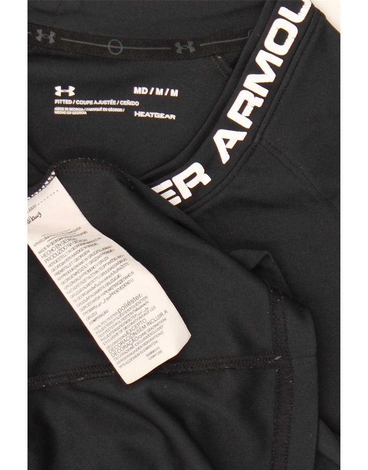 Under Armour T-Shirt Heat Gear Graphic Homme Noir Moyen Polyester