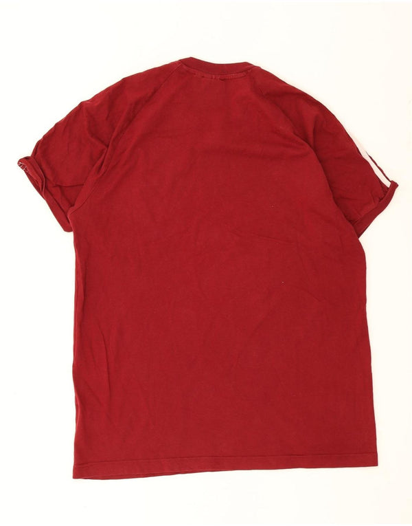Adidas T-Shirt Homme Haut Large Rouge Coton
