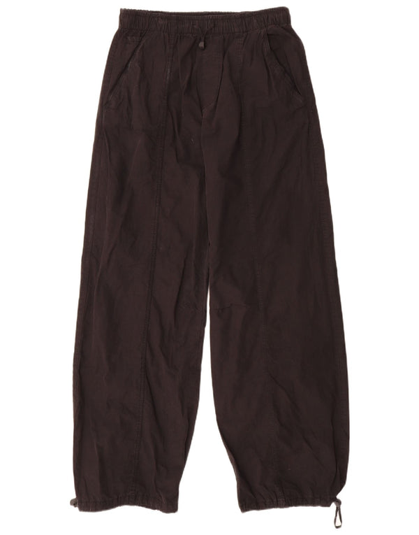 Zara Pantalon décontracté coupe ample pour femme XS W24 L30 Noir