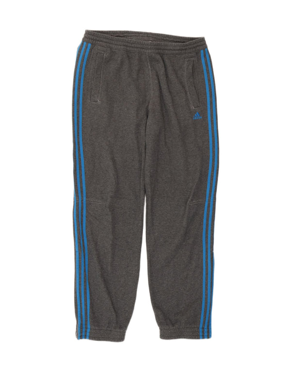 Adidas Pantalon de survêtement pour homme Joggers UK 42/44 Large Gris Coton