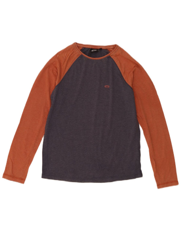 Animal Haut Homme Manches Longues XS Bleu Marine Colourblock Coton