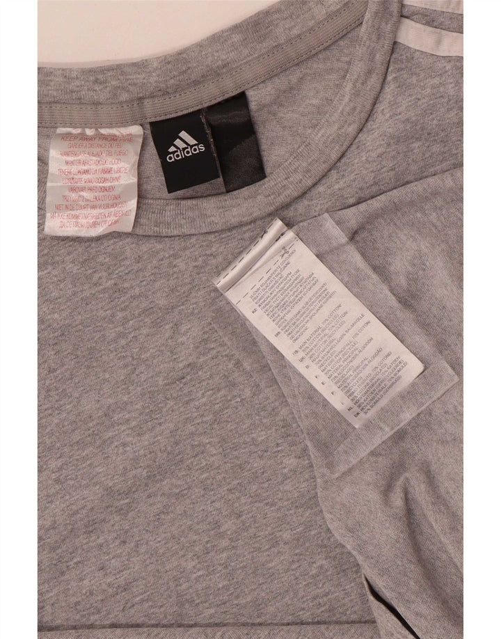 Adidas T-Shirt Homme Top XS Gris Coton