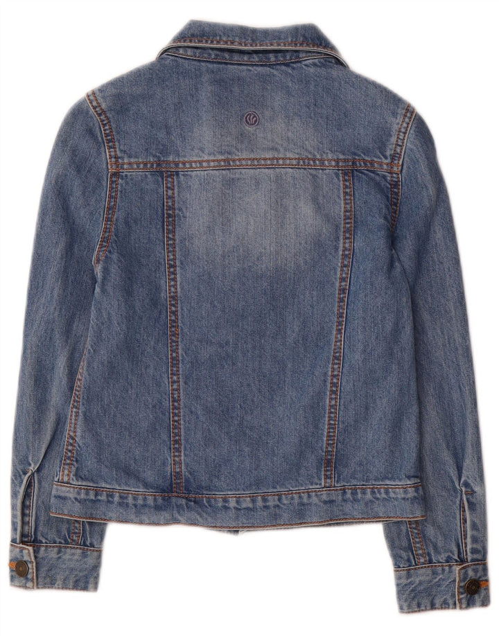 Veste en jean fille Fat Face 9-10 ans bleu coton