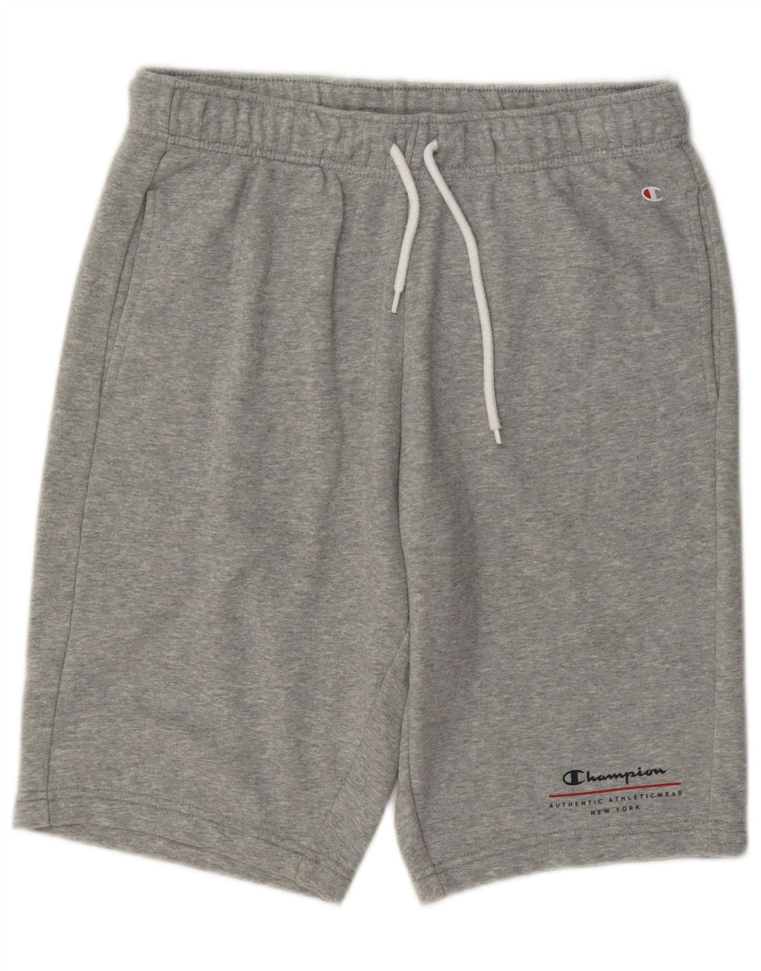 Champion Short de Sport Homme Gris Moyen Moucheté