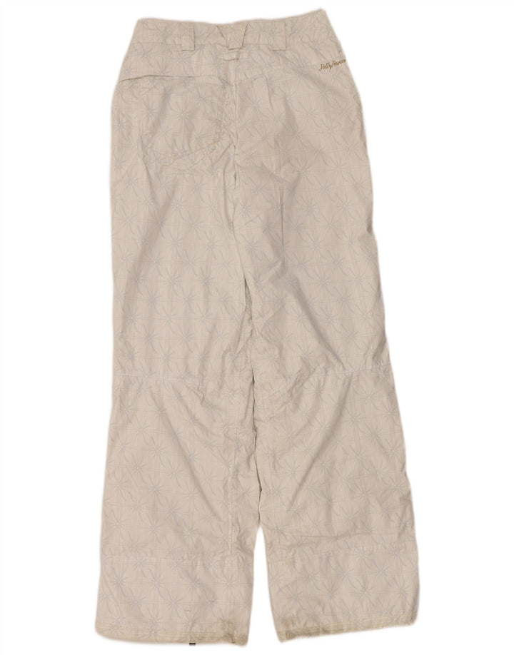 Helly Hansen Pantalon de ski pour femme UK 6 XS Blanc Floral Polyamide