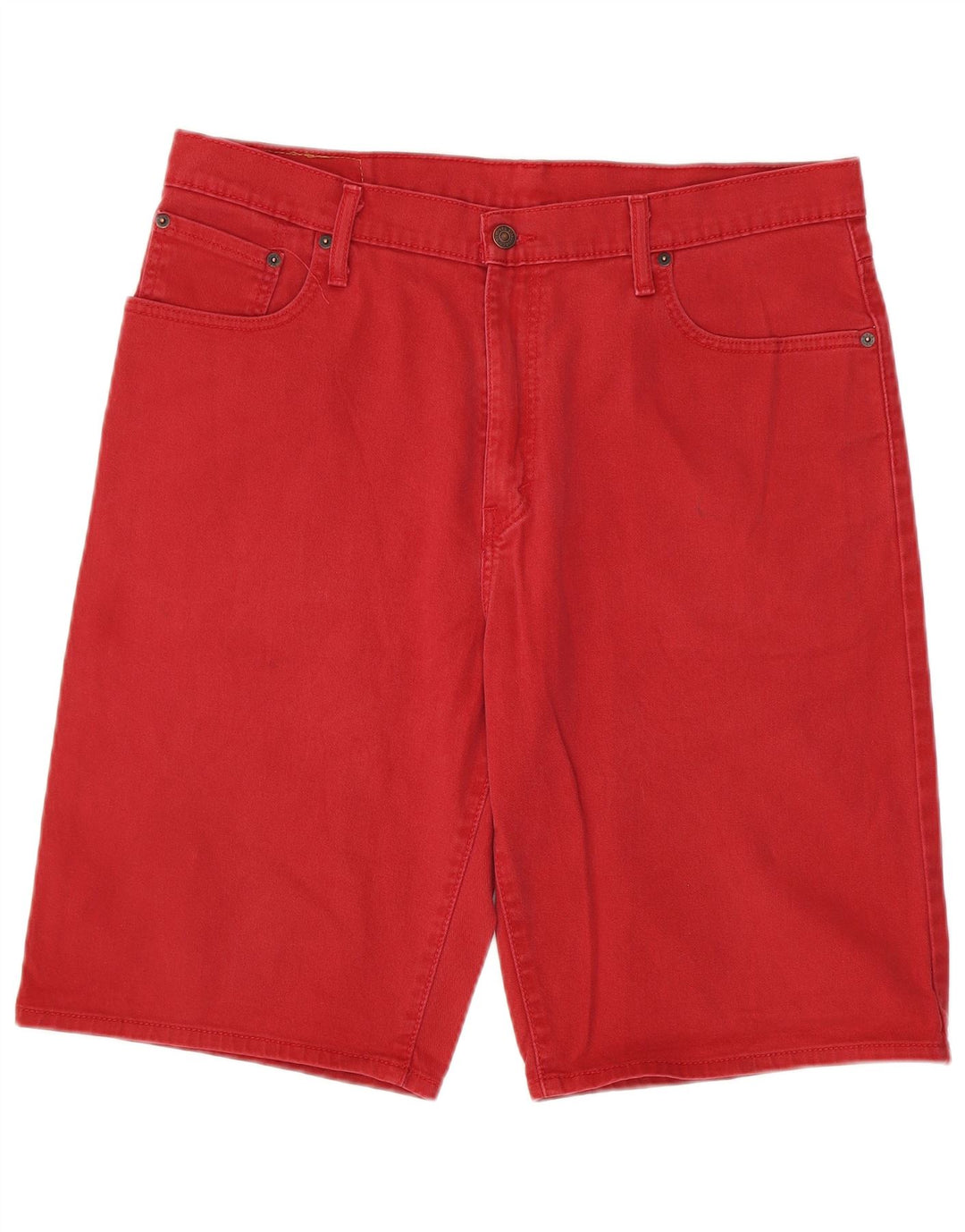 LEVI'S Short en Jean 569 Homme W36 Grand Rouge Coton