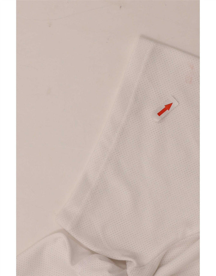 Nike Hommes Dri Fit T-Shirt Haut XL Blanc Polyester