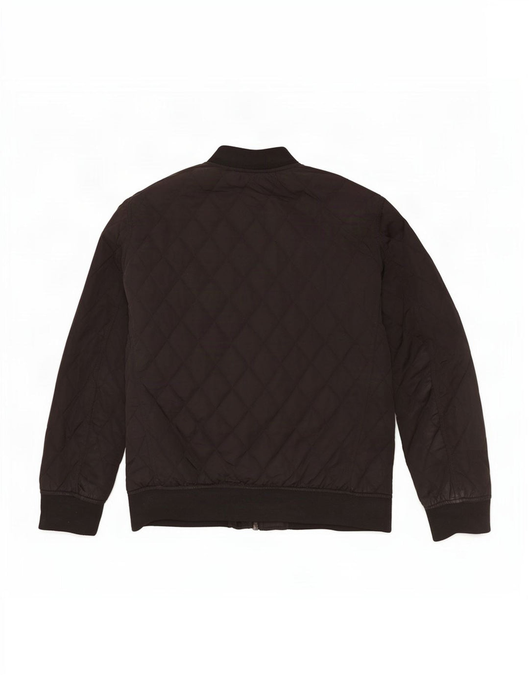 Zara Veste matelassée pour homme UK 38 Medium Noir Polyester