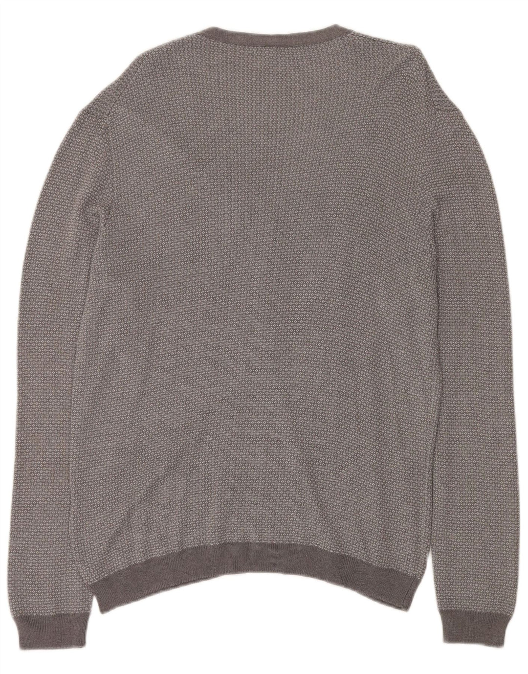 BENETTON Pull Cardigan Femme UK 18 XL Gris Moucheté Viscose