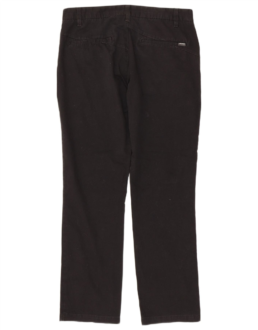 Volcom Pantalon Chino Droit Homme W32 L30 Noir Coton
