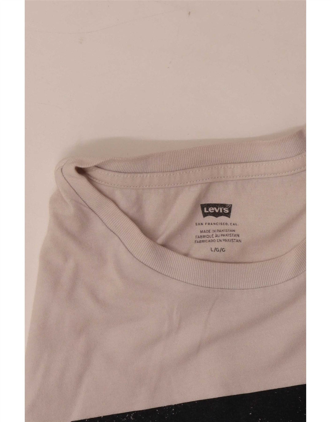 Levi's Tee-Shirt Graphique Homme Blanc Large