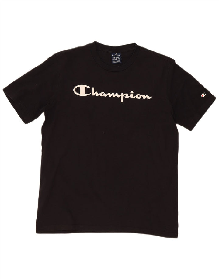 Champion T-Shirt Graphique Homme Noir Moyen