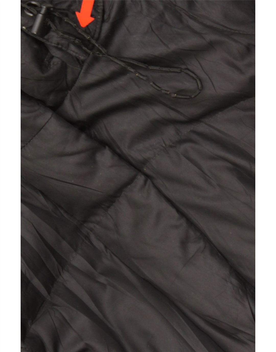 Eddie Bauer Manteau rembourré à capuche pour femme UK 14 Medium Noir Polyester