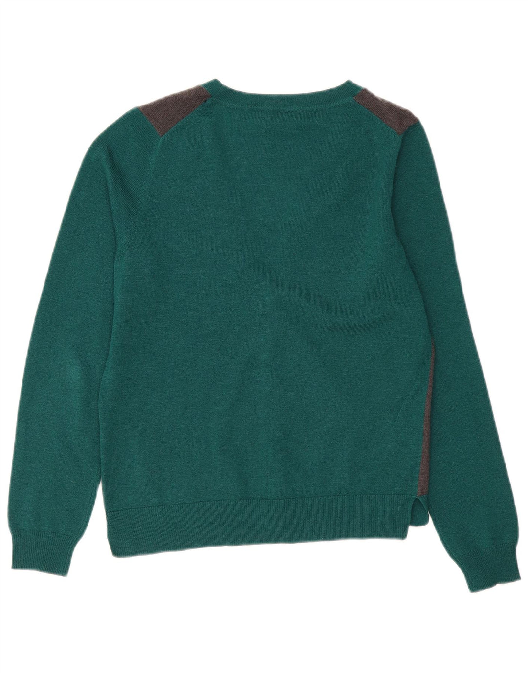 Massimo Dutti Cardigan pour femme en laine color block vert moyen UK 44