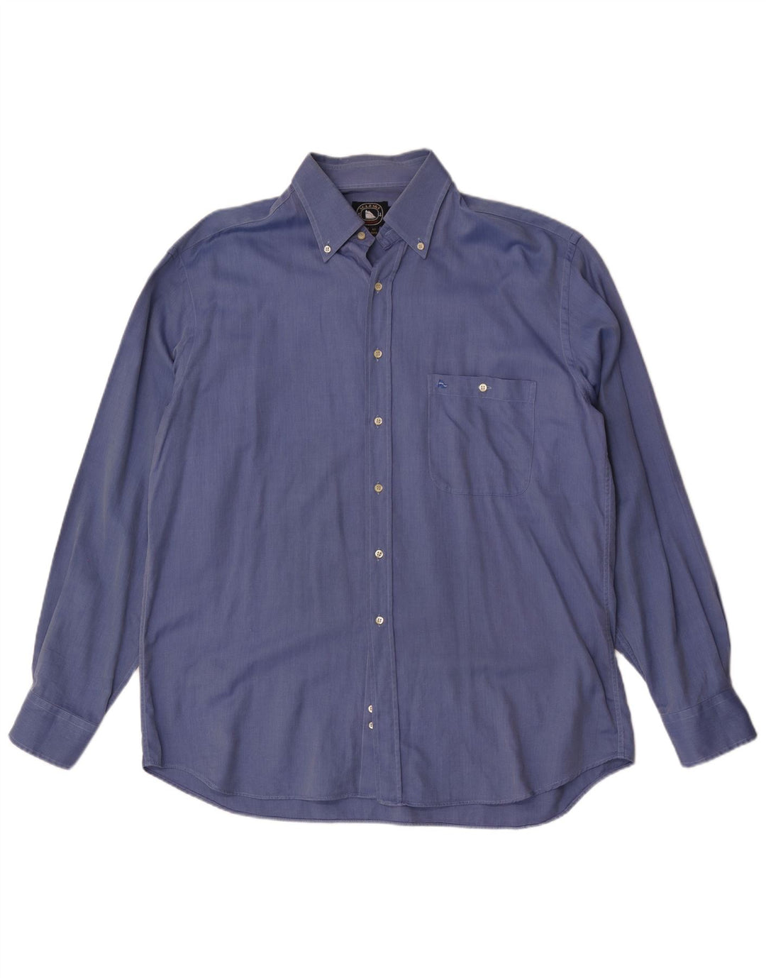 Chemise homme Sea & Sky taille 44 XL coton à chevrons bleu