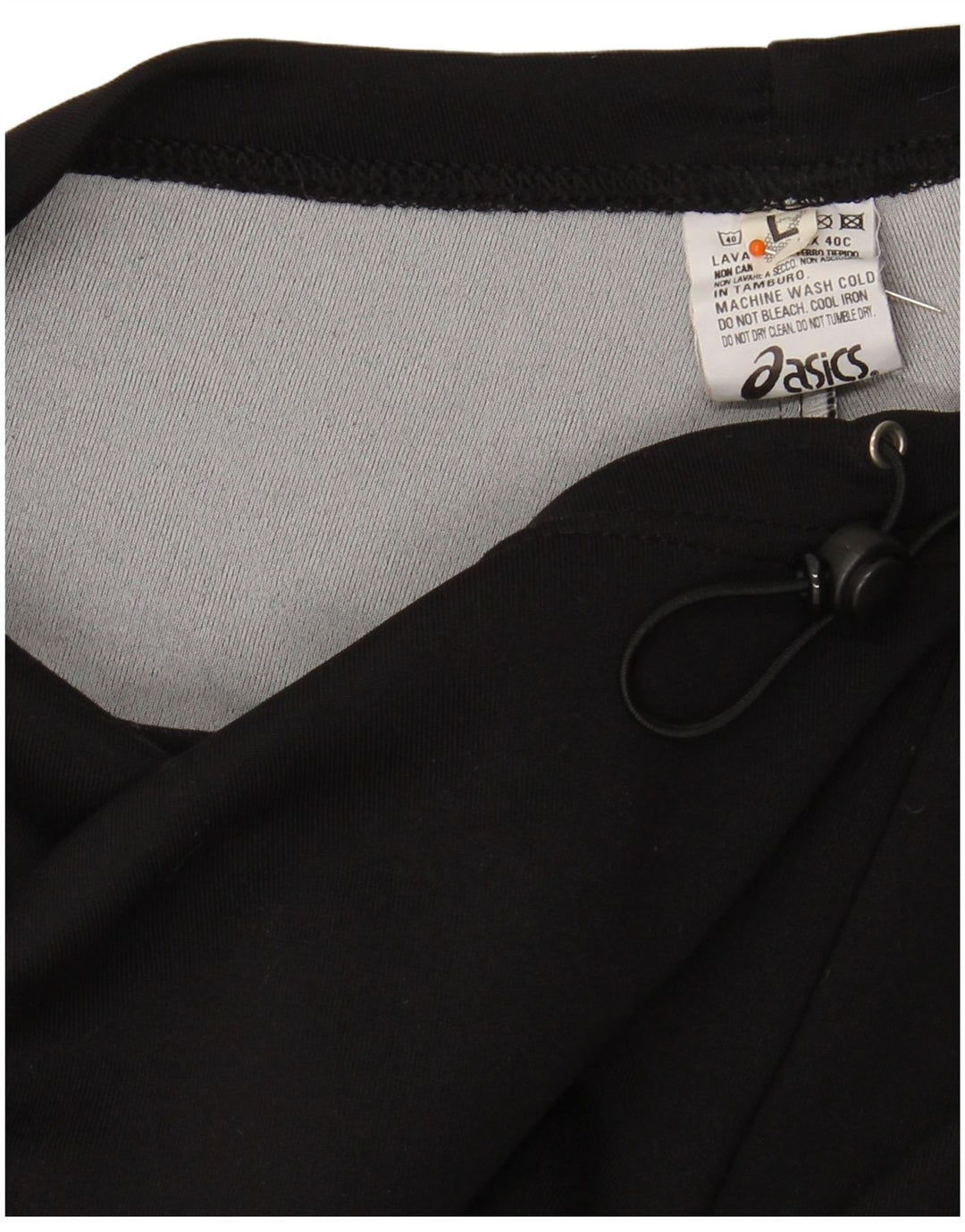 OASIS Pantalon de survêtement à jambe large pour femme Large W32 L28 Noir Polyamide