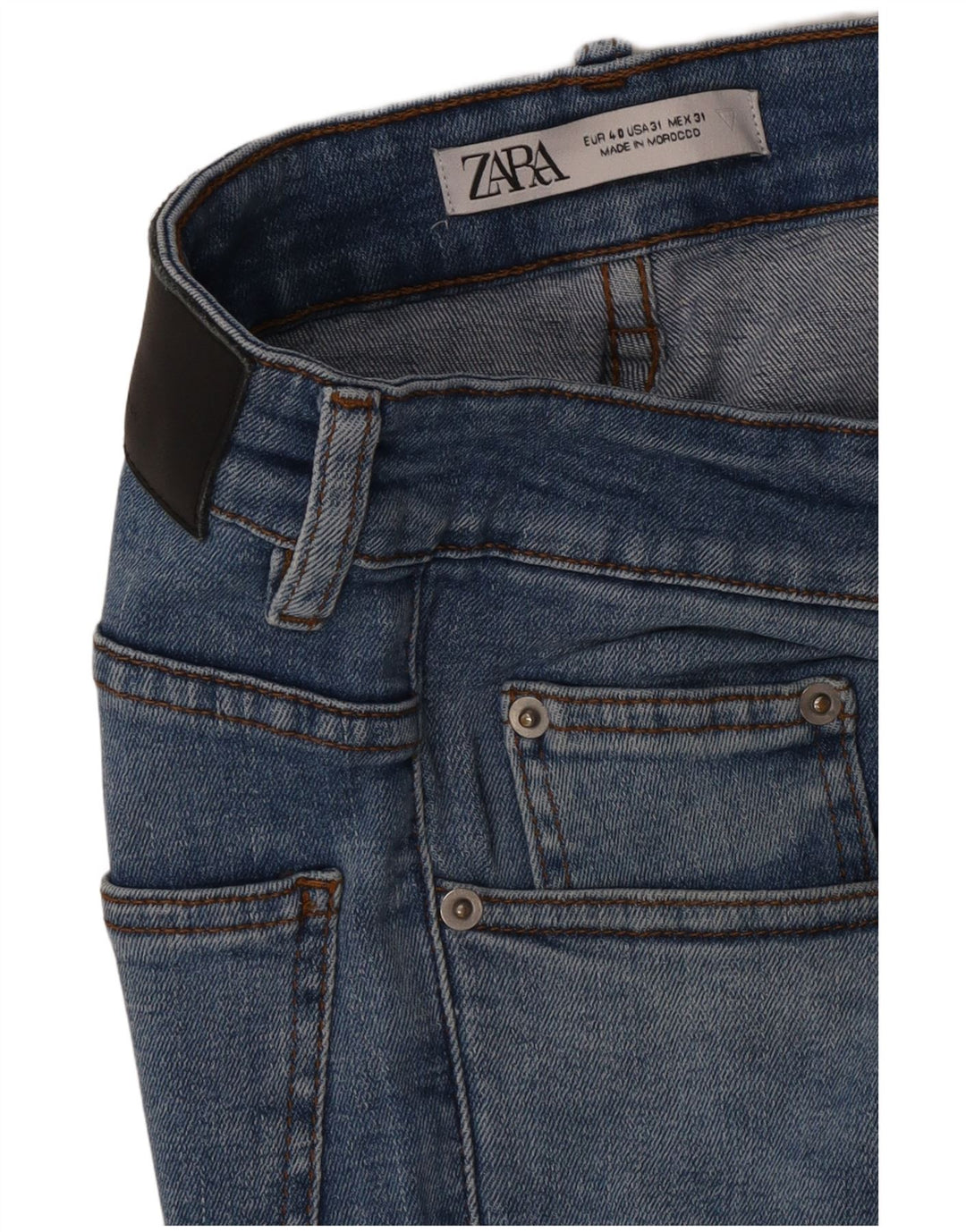 Zara Jean skinny pour homme EU 40 Medium W31 L30 Bleu