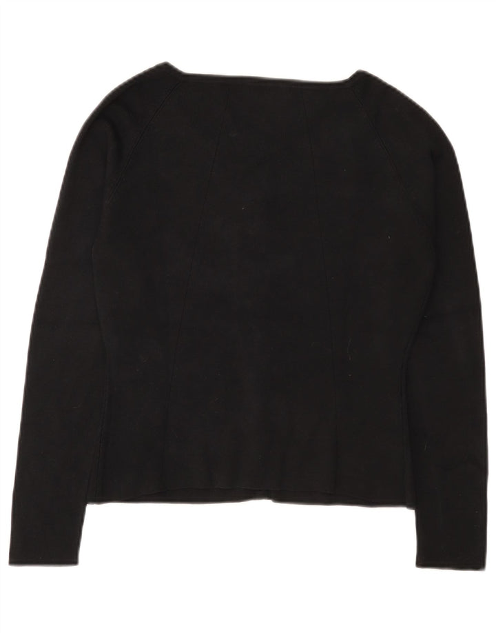 Seventy Cardigan court pour femme IT 42 en soie noire moyenne
