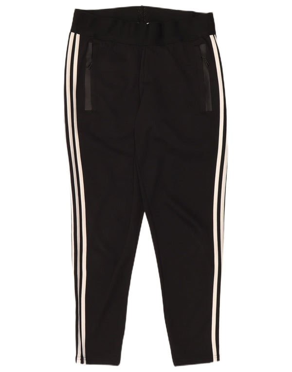 ADIDAS Pantalon de survêtement pour femme UK 8/10 Small Noir Polyester
