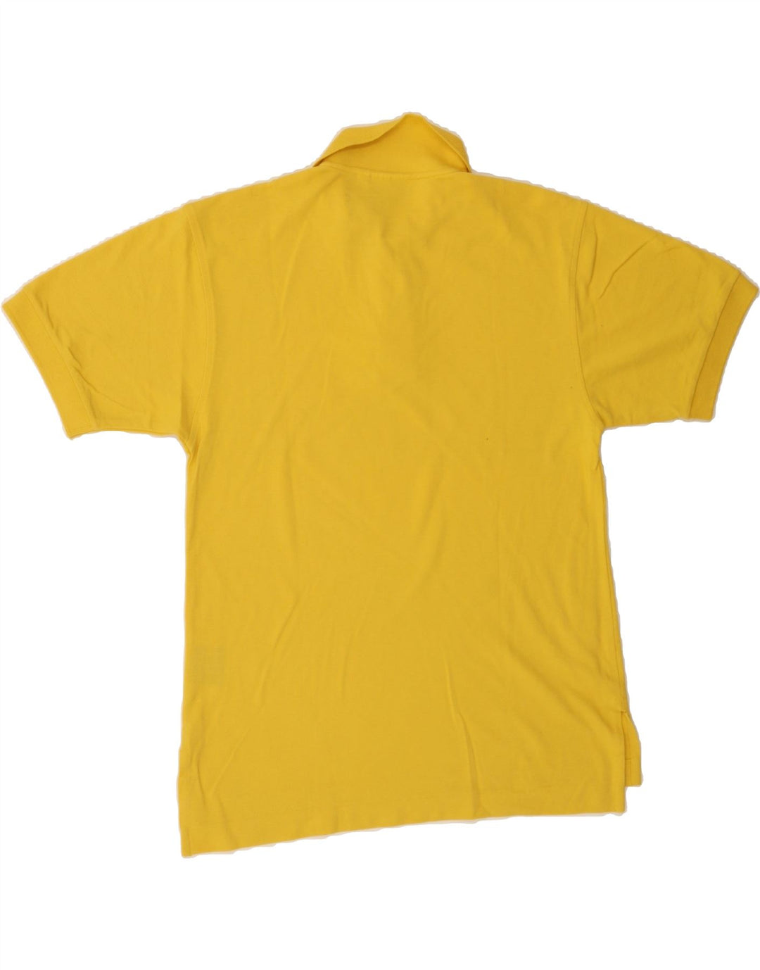 POP 84 Mens Polo Shirt Small Yellow Cotton Vintage POP 84 and Second-Hand POP 84 from Messina Hembry 