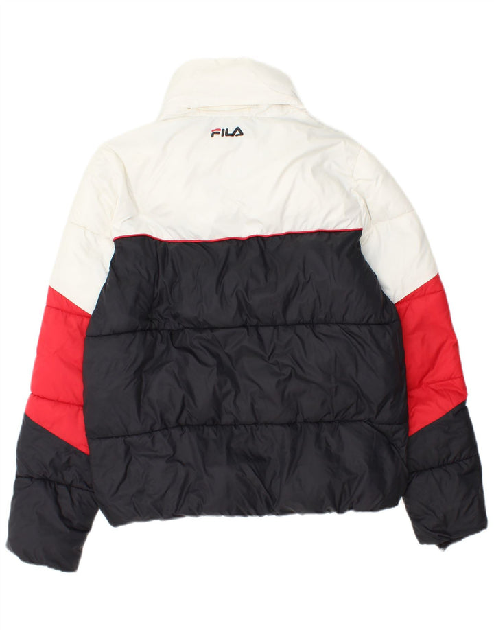 Fila Veste matelassée à capuche garçon 15-16 ans Nylon color block multicolore