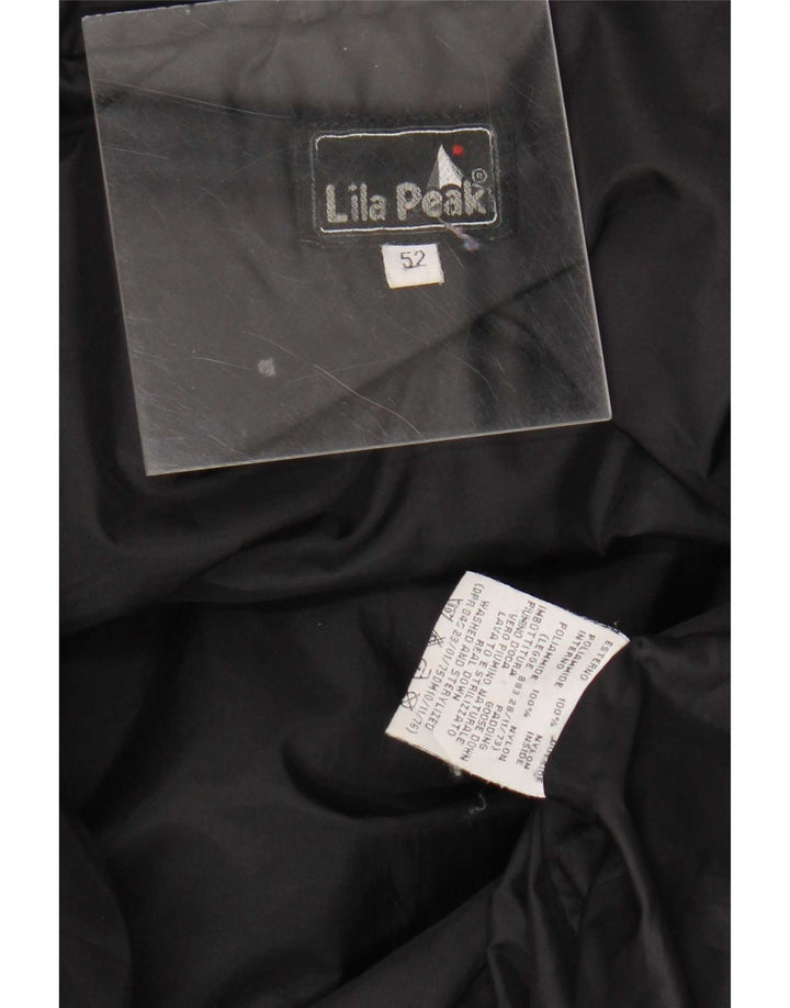 Vintage Veste matelassée homme IT 50 XL Noir Polyamide