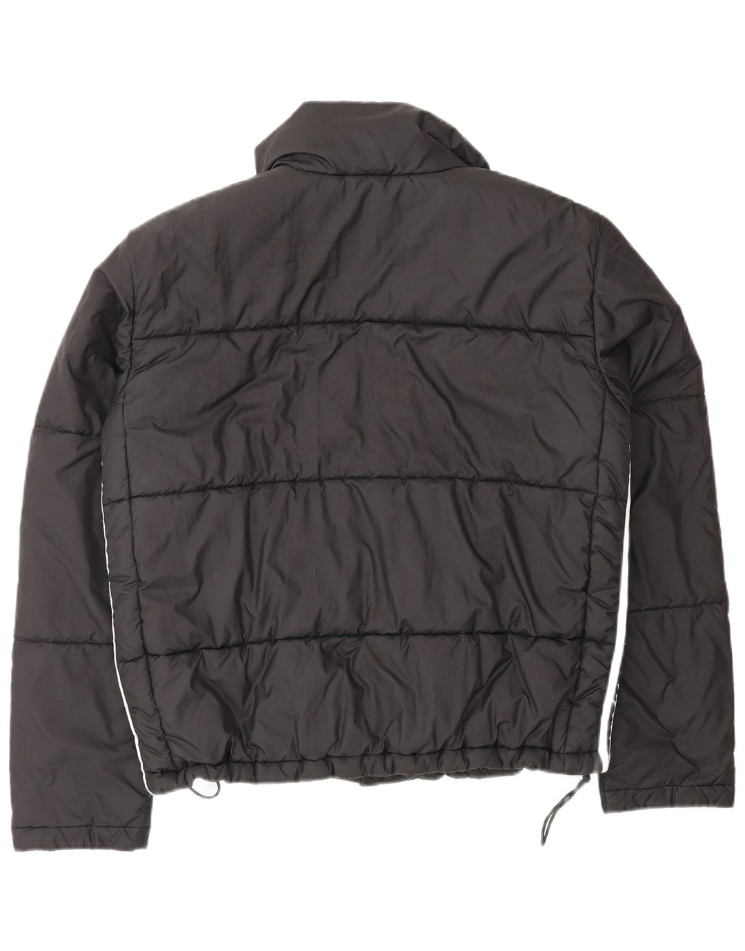 Adidas Veste matelassée surdimensionnée pour femme UK 10 Petit Noir Polyester