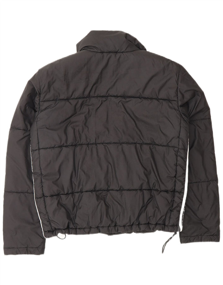 Adidas Veste matelassée surdimensionnée pour femme UK 10 Petit Noir Polyester