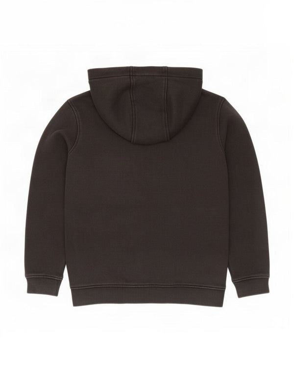 Jack Wills Pull à capuche zippé graphique pour garçon 8-9 ans Noir Coton