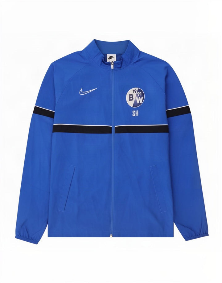 Veste de survêtement Nike Dri Fit Graphic pour homme, bleu moyen, color block