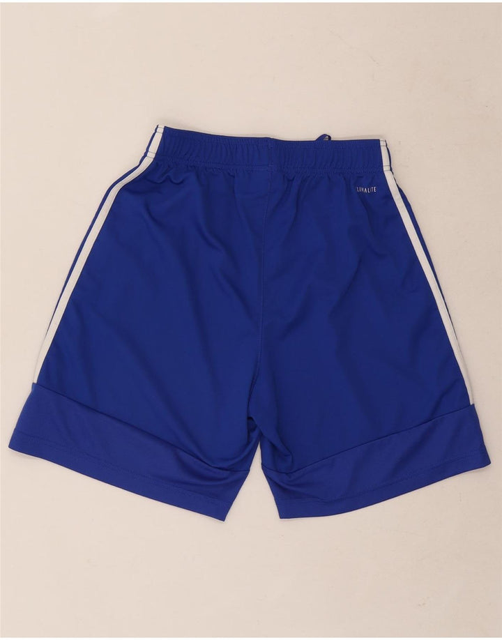 Adidas Short de sport Climalite pour homme Petit Bleu Polyester