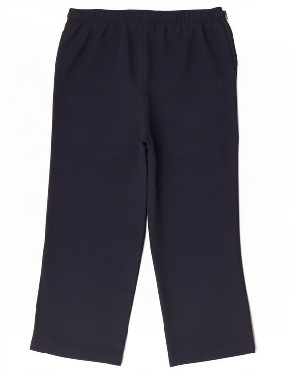 Reebok Pantalon de Survêtement Capri Femme UK 10 Small Bleu Marine Polyester