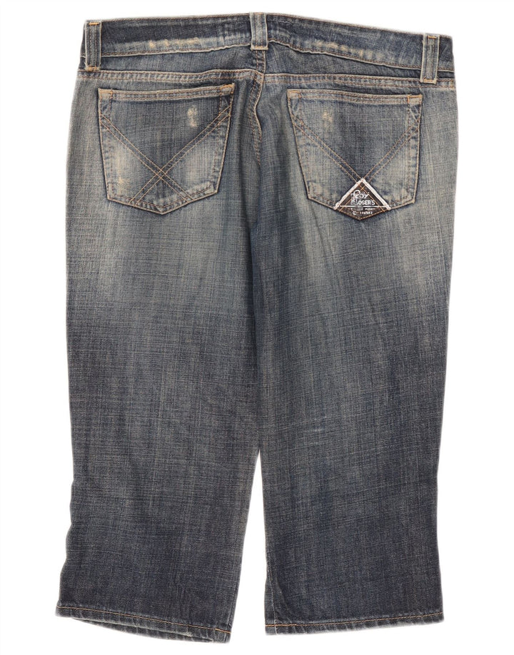 Roy Rogers Jean Capri Seven Bell vieilli pour femme W34 L20 Bleu