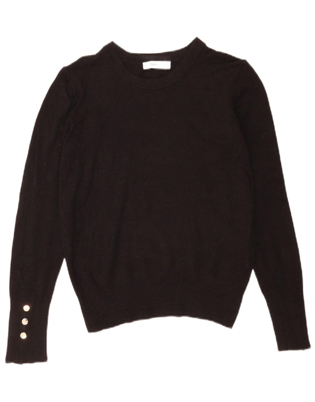 Zara Pull col bateau pour femme UK 12 Noir moyen
