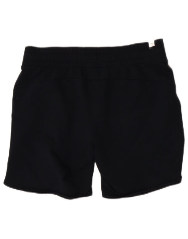 Puma Short de sport pour femme UK 12 Medium Bleu marine Colorblock Polyester