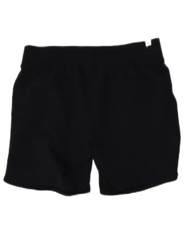 Puma Short de sport pour femme UK 12 Medium Bleu marine Colorblock Polyester