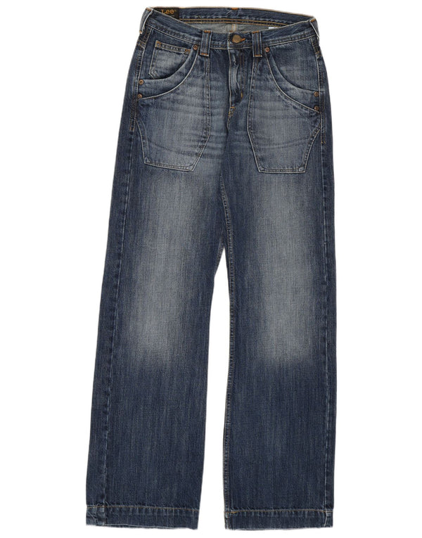 Lee Boys Russel Bootcut Jeans 13-14 ans W28 L31 Bleu Coton