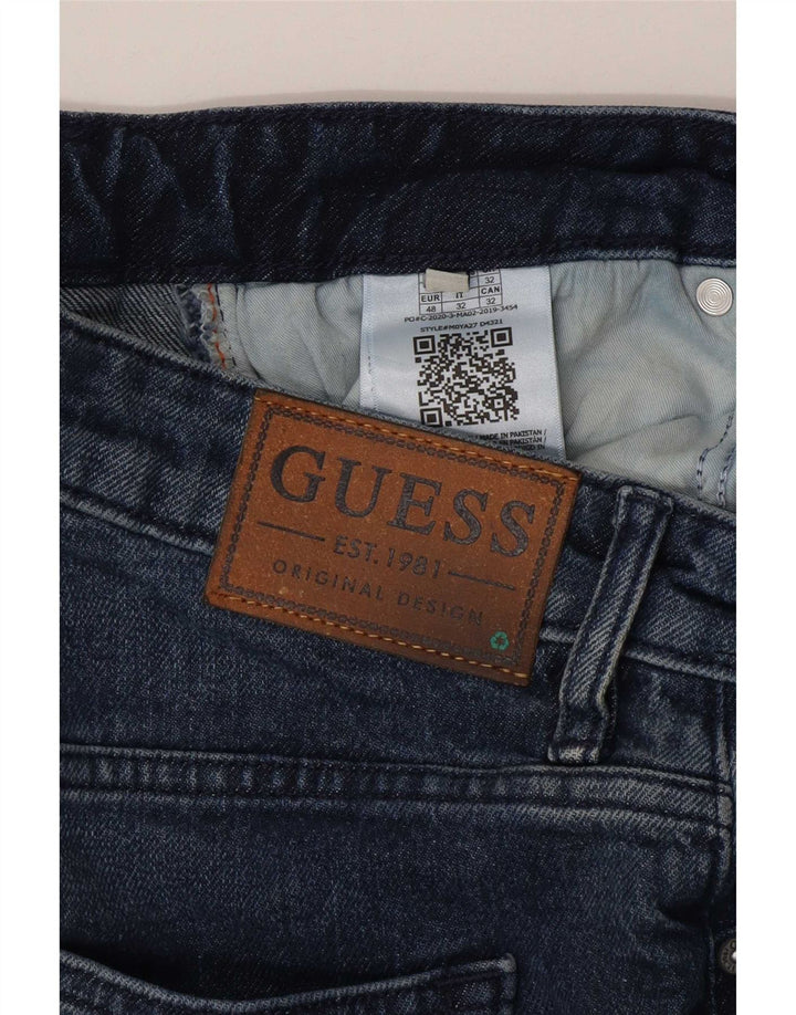 Guess Jean Slim Homme W32 L31 Bleu Coton