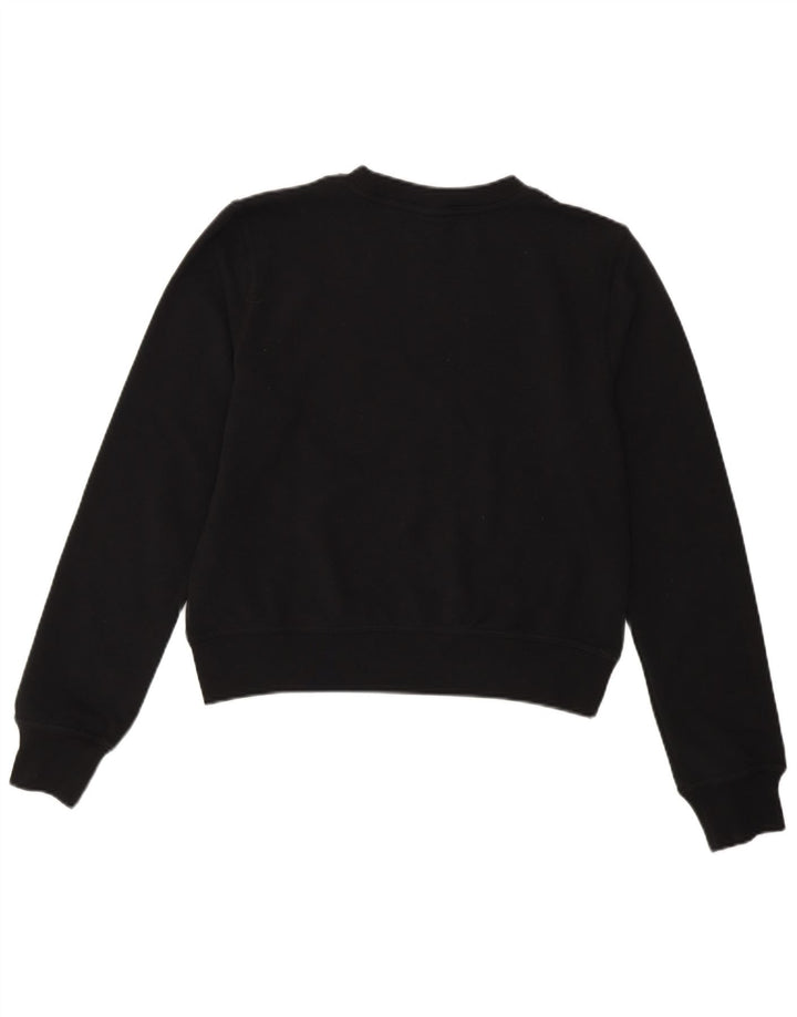 NIKE Sweat-shirt pour femme UK 6 XS Noir Polyester